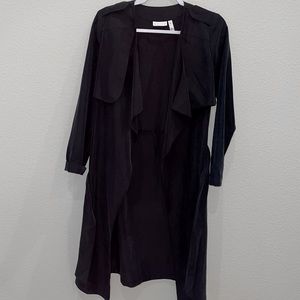 Keith Light-weight Open Front Trench Coat XS